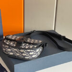 Christian Dior Gallop Messenger Bag Dark Blue